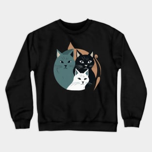 Cat family Crewneck Sweatshirt